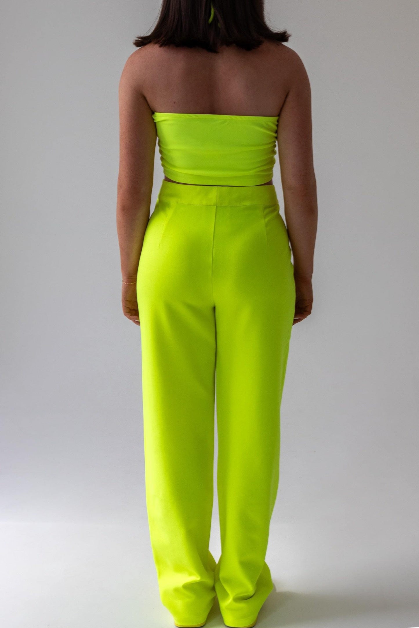 'NANE Trouser - Lemon Fizz Yellow Trouser