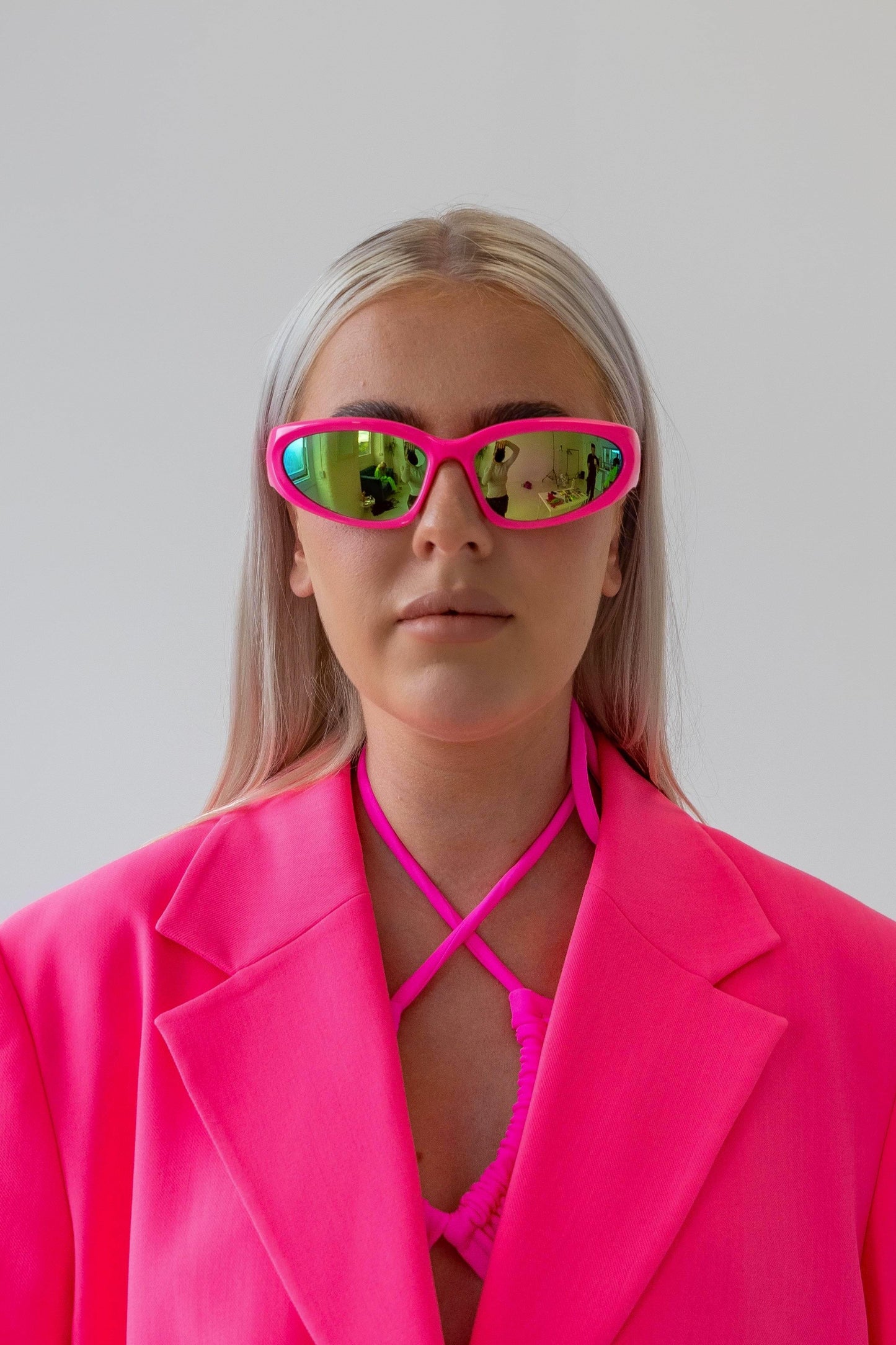 'NANE Sunglasses - Flamingo Pink Sunglasses