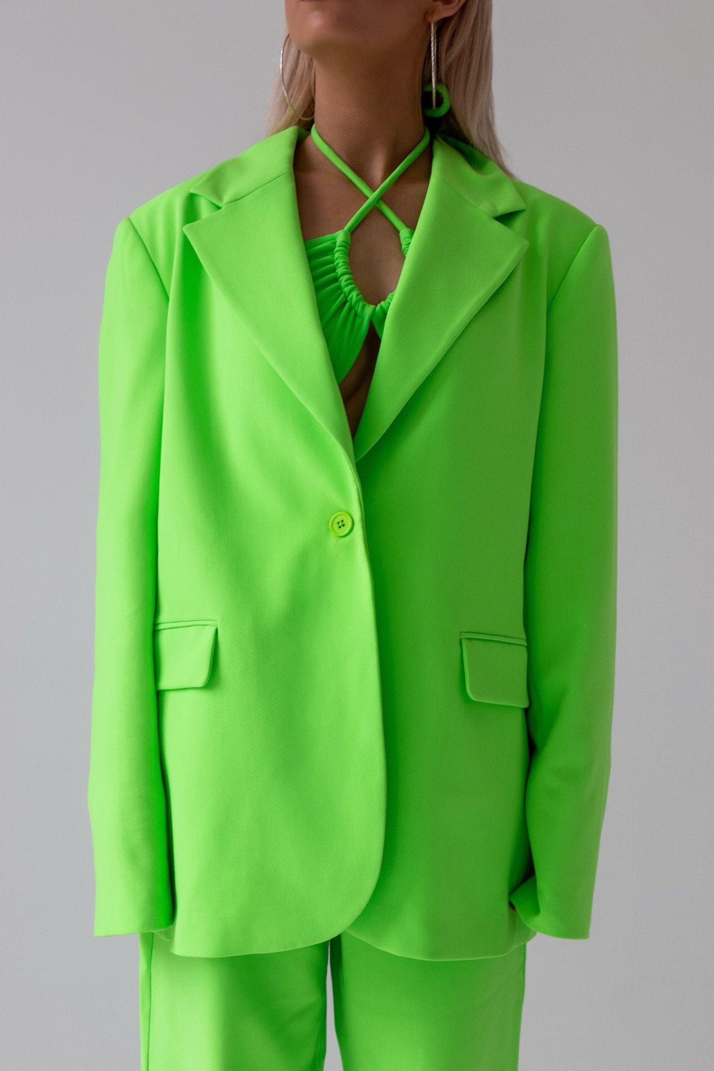 'NANE Blazer - Key Lime Green Blazer